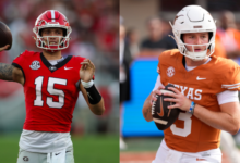 Georgia bulldogs football vs texas longhorns football match player stats​