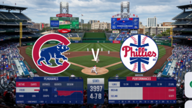 chicago cubs vs phillies match player stats